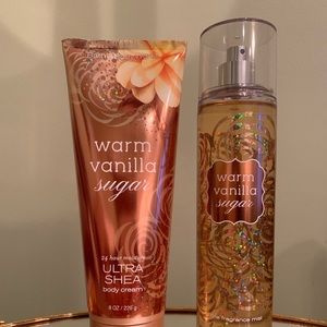 Bath and Body Works Warm Vanilla Sugar Body Set